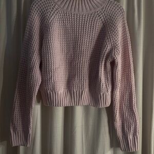 Cozy Pink Knit Sweater